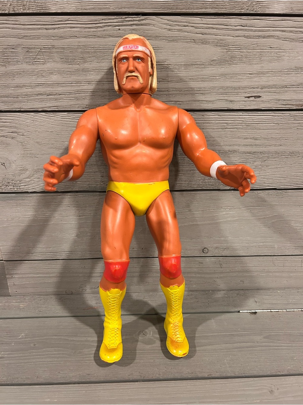 Vintage Hulk Hogan Wrestling Figure - Yellow Trunks & Boots